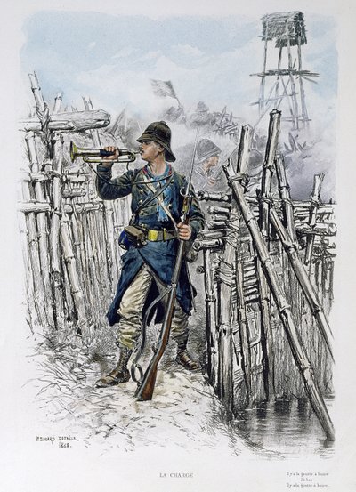 The Charge, 1885 by Jean Baptiste Edouard Detaille